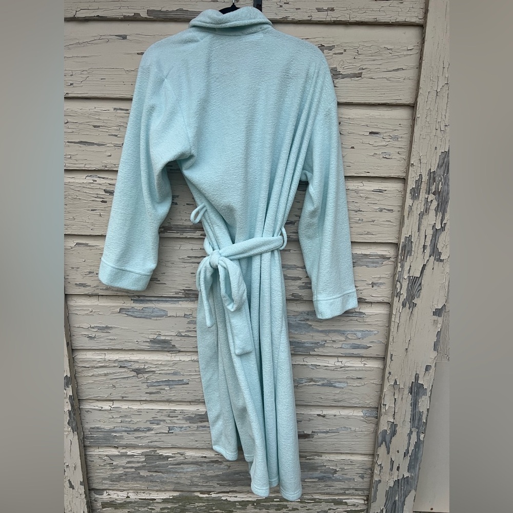 Miss Elaine Heavenly Bodies Plush Cozy Terry Cloth Midi Length Bath Robe Medium - Picture 7 of 7